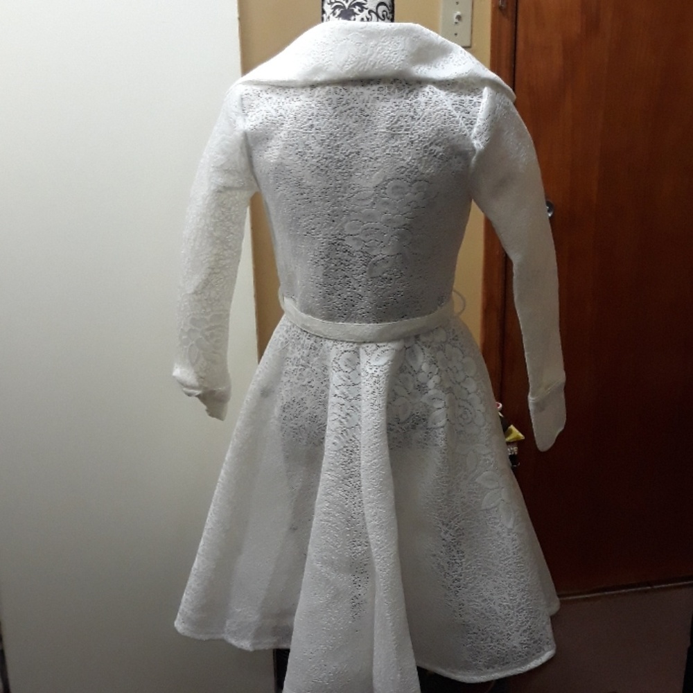 Mesh Trench Coat. - Picture 6 of 8